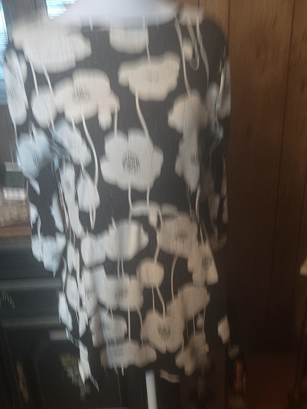 Polyester Blend Floral Long Pillowy Top
